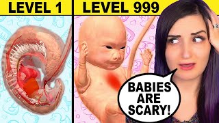 Pregnant Woman Plays Pregnancy APP GAMES That Scare Her [upl. by Longo]