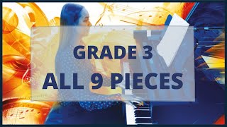 How to play ABRSM Piano Grade 3 Exam 2021 2022  All 9 Pieces tutorial [upl. by Humberto660]