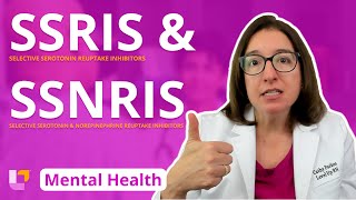 SSRIs amp SSNRIs Therapies  Psychiatric Mental Health Nursing  LevelUpRN [upl. by Ilaire]