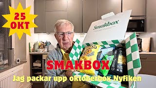 20241025 SMAKBOX  Packar upp oktoberbox NYFIKEN [upl. by Millard]