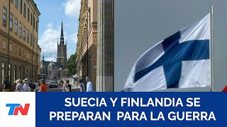 Suecia y Finlandia instaron a sus habitantes a prepararse para una posible guerra [upl. by Anitsrhc]