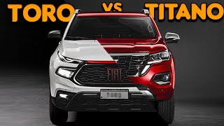 FIAT TORO VS FIAT TITANO VALE A PENA PAGAR MAIS [upl. by Mick]