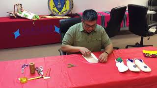 Making Moccasins with the Wahzhazhe Cultural Center [upl. by Nnylyt]