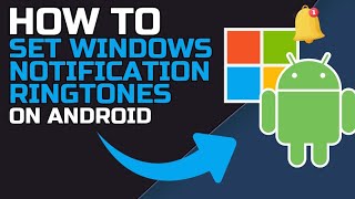 How to SET WINDOWS NOTIFICATION RINGTONES on ANDROID [upl. by Nongim422]