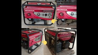 Honda EP2500 CXS  Gasoline Generator Restoration from Scrap to Perfect Generator generator genset [upl. by Okiruy]