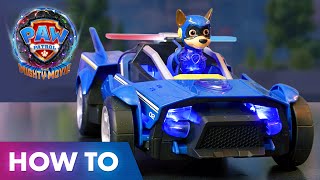 Chase Mighty Transforming Cruiser How To Play  PAW Patrol  Toys for Kids [upl. by Valerlan]