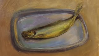 painting herring with oil paint from life [upl. by Patrick106]