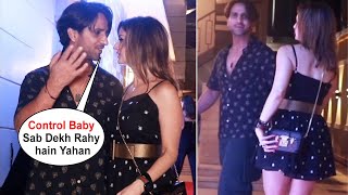 Drunk Sussanne Khan Weird Behavior with Boyfriend Arslan Goni in Public [upl. by Lauder]