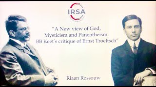 Mysticism and Panentheism  Riaan Rossouw [upl. by Maffa244]