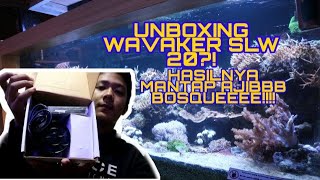 UNBOXING WAVEMAKER JEBAO SLW 20 HASILNYA AJIB BOSQUUEEEE [upl. by Zoellick715]