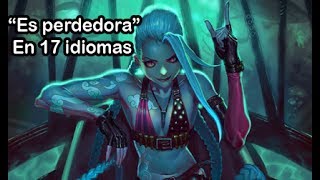 quotEs perdedora lista para llorarquot de Jinx en 17 idiomas [upl. by Luane]