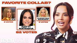 Do Becky Gs Fans Know Her Becky G Responds to 233 Survey Answers  Teen Vogue [upl. by Ajnin]