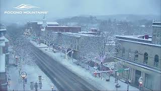 Snow Day in Stroudsburg PA  Pocono Time Lapse January 2024 [upl. by Salvucci]