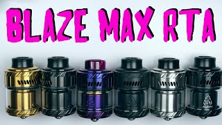 Blaze Max RTA Mike Vapes x ThunderHead Creations  Wicking Tutorial [upl. by Darin748]