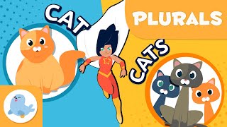 PLURAL NOUNS 🦸‍♀️ Grammar and Spelling for Kids 📝 Superlexia ⭐ Episode 4 [upl. by Ahsiyk]