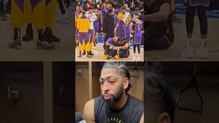 Anthony Davis on been dealing with his ankle injury since the summer [upl. by Aikrahs95]