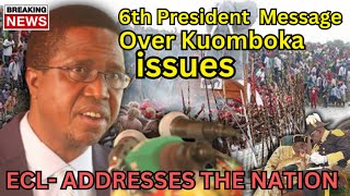 Ex President Lungu Message On Kuomboka Confusions Going On barotseland [upl. by Notnilk]