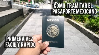 CÓMO TRAMITAR EL PASAPORTE MEXICANO 2021  FÁCIL Y RÁPIDO [upl. by Banebrudge891]