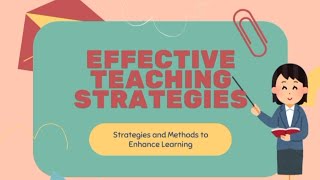 Effective Teaching strategies for Students Engagement ✅Lecture1  teachingstrategies education [upl. by Asemaj]