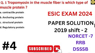 ESIC nursing exam preparation 2024  esic 2024 norcet07  Paper solution  question amp answer series [upl. by Malchus]