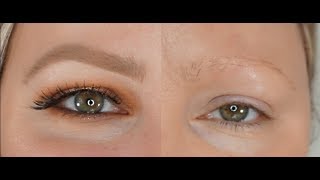 How To Fill In Eyebrows for Beginners  Sparse Eyebrow Tutorial [upl. by Malliw]