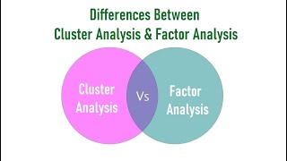 Differences Between Cluster Analysis and Factor Analysis [upl. by Veator]