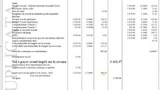 P4 Le calcul des cotisations sociales dans le bulletin de paye [upl. by Chitkara]