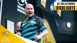 LAYING DOWN A MARKER  Day Two Afternoon Highlights  2023 Interwetten European Darts Open [upl. by Berghoff]