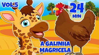 A Galinha Magricela da Giramille Vol 5  Giramille 24 min  Desenho Animado Musical [upl. by Nelle]