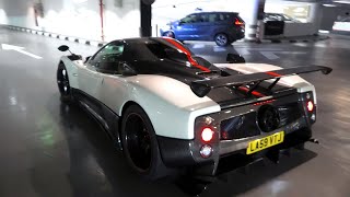 Hypercar Royalty guy brings out his Pagani Zonda Cinque in Dubai [upl. by Wendy]