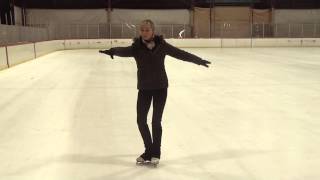 USFSA Basic Skills 3B  Forward half swizzle pumps on a circle [upl. by Terrance]