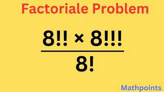 FACTORIAL Problem Solution  Math Olympiad Problem Solution  Can You Solve this FACTORIAL problem [upl. by Thackeray]