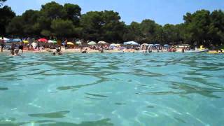 Ibiza beach  clear water everywhere [upl. by Nirrol304]