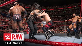 Reigns Strowman amp Lashley vs Owens Zayn amp Mahal highlight  trending video [upl. by Eiro2]