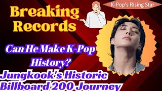 BTS Jungkooks KPops Rising Star Golden Moment Making Billboard History [upl. by Meekahs848]