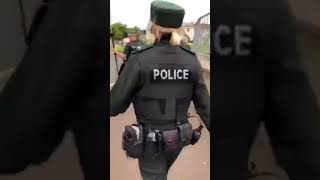 Unionist bandsmen aggressively pursued by the PSNI [upl. by Innavoij780]