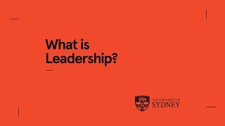 What is Leadership [upl. by Ammadis]