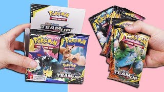 Opening a Pokemon Team Up Booster Box 36 Packs [upl. by Dian988]