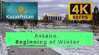 Astana Beginning of Winter 4K 60 FPS [upl. by Enamart]