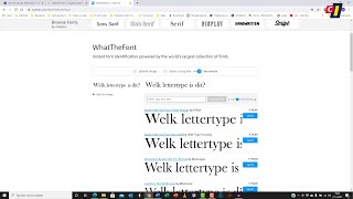 Lettertype achterhalen met WhatTheFont [upl. by Hales]