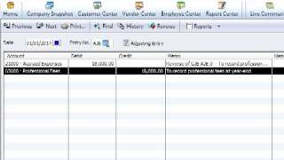 Creating Reversing Journal Entries in QuickBooks [upl. by Lerak]