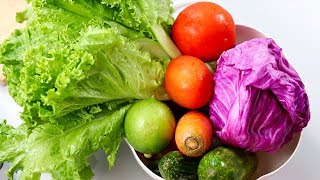 Vegetable salad  how to make vegetable salad at home  Keto Diet [upl. by Gellman]