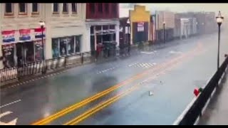 EF2 tornado demolishes Main Street in Bamberg SC [upl. by Ecnerret505]