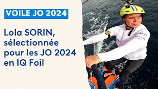 JO 2024  Lola Sorin pratique le IQ Foil nouvelle discipline à Paris [upl. by Iztim43]