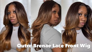 OUTRE LACE FRONT BRENAE DR4HONEY DIP  WIG REVIEW [upl. by Niliram57]