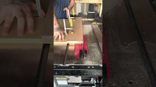 Jointing with your table saw customfurniture smallbusiness woodwork smallyoutuber woodworking [upl. by Chouest809]