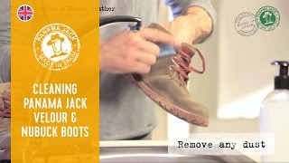 How to Clean Your Panama Jack Velour amp Nubuck Boots [upl. by Ailemaj]