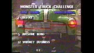 TNT Monster Truck Challenge 1990 Race 3 Memphis Tuff Trax [upl. by Switzer]