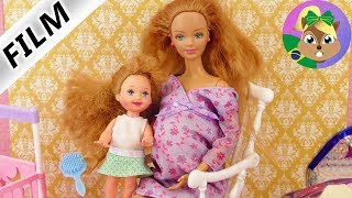 BARBIE ESTÁ GRÁVIDA novelinha filme  Boneca grávida com bebe na barriga [upl. by Prowel877]