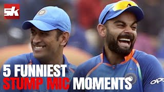 TOP 5 Most Funniest amp Savage Sledging Caught on Stump Mic  MS Dhoni  Virat Kolhi  Rishabh Pant [upl. by Fiske]